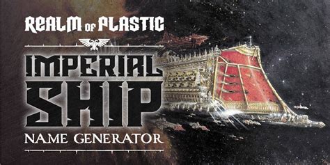 40k ship name generator